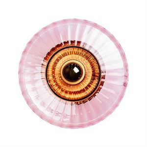 Design by Us New Wave Optic Wall Lamp Rose-coloured