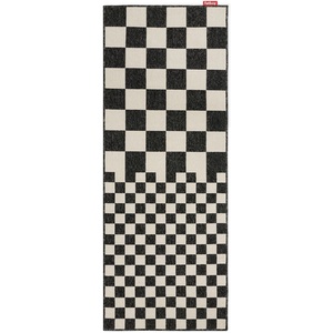 Alfombra Fatboy Carpretty Catwalk Square Affair 80x200 cm Antracita/ Crema