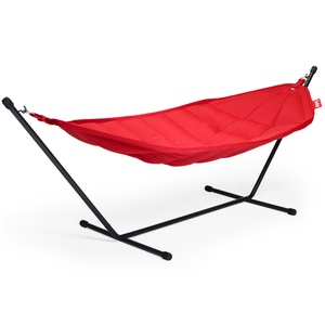 Hamaca Fatboy Headdemock Superb a Rayas Naranja/ Crema . Incluye Funda.