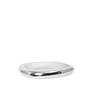 Centro de mesa Bellure de Ferm Living Ø35 Plata