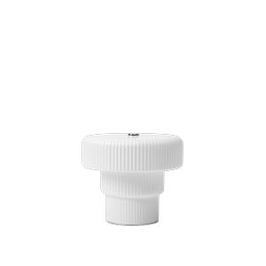 Lámpara Portátil Ferm Living Ripple H10 Blanco