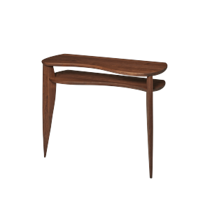 Mesa consola Feve de Ferm Living en Nuez