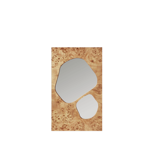 Espejo Ferm Living Folia H82 Madera de Raíz Natural