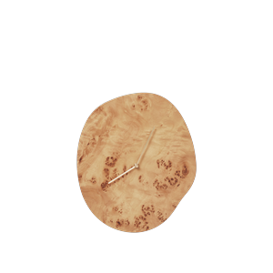 Reloj de pared Melt Ferm Living con árbol de raíz natural