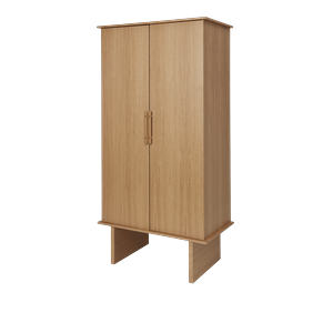 Armario con zancos de Ferm Living en roble natural