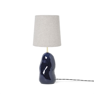 Ferm Living Hebe, Lámpara de Mesa Azul Oscuro Medio