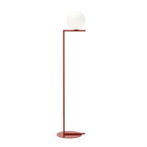 Flos IC F1 Lámpara de Pie de Pie Rojo Oscuro