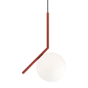 Flos IC S1 Lámpara Colgante Rojo Oscuro