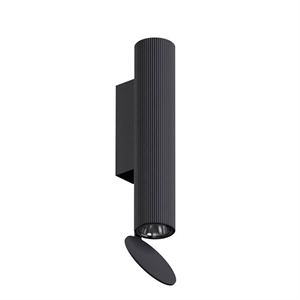 Flos Flauta H225 Riga Lámpara de Pared Negro