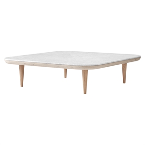 &Tradition Fly SC11 Mesa de Centro Roble Aceitado Blanco /Bianco Carrara