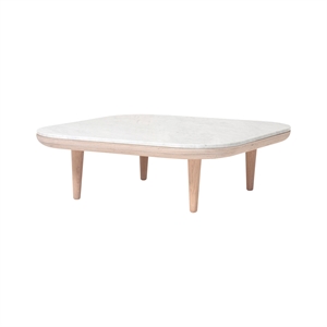 &Tradition Fly SC4 Mesa de Centro Roble Aceitado Blanco /Mármol Bianco Carrara