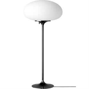 GUBI Stemlite Lámpara de Mesa Cromo Negro Grande