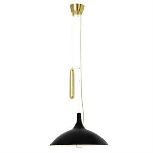 GUBI Tynell Collection A1965 Lámpara Colgante Con Ajuste de Altura Negro