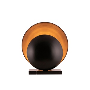 Lámpara de Mesa Globen Lighting Orbit Negro/mármol Negro