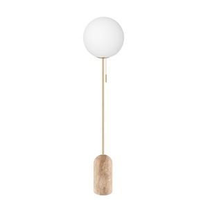 Lámpara de Pie Globen Lighting Torrano en Travertino Beige