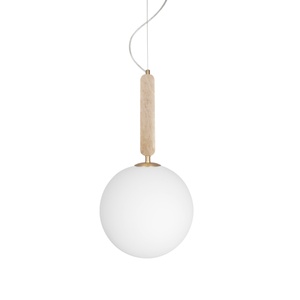 Lámpara Colgante Globen Lighting Torrano 30, Beige Travertino
