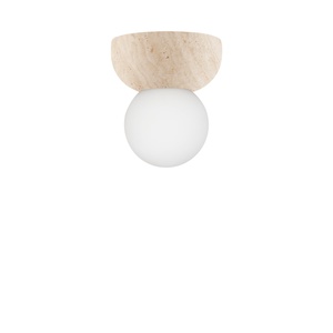 Lámpara de Pared/ Lámpara de Techo Globen Lighting Torrano 13 en Travertino Beige