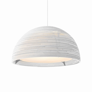 Graypants Scraplight Dome 36 Lámpara Colgante Blanco