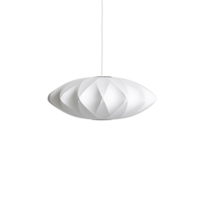 HAY Nelson Saucer Crisscross Bubble Lámpara Colgante Mediana Blanca