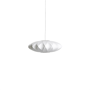 HAY Nelson Saucer Crisscross Bubble Lámpara Colgante Pequeña Blanca
