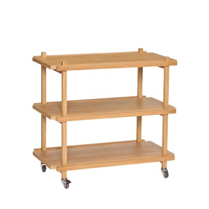 Mesa con ruedas Hübsch Crayon Natural