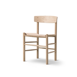 Fredericia Furniture Mogensen J39 Silla de Comedor Roble jabonado/Hilo de Papel