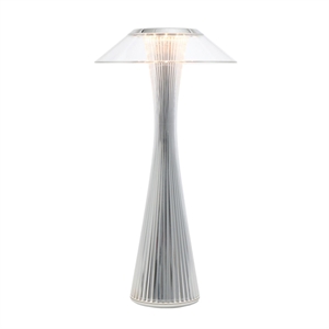 Kartell Space Lámpara de Mesa Exterior Cromo
