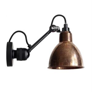 Lampe Gras N304 Lámpara de Pared Cableada Negro mate/Cobre Natural