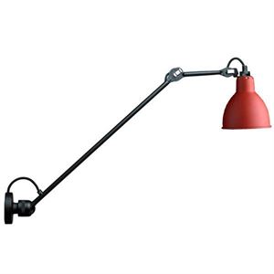 Lampe Gras N304 L60 Lámpara de Pared Cableada Negro mate/Rojo