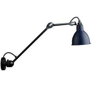 Lampe Gras N304 L40 Lámpara de Pared Cableada Negro mate/Azul