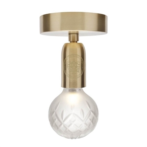 Lámpara de Lámpara de Techo Lee Broom Crystal Bulb Mate/Latón