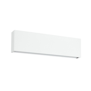 Lámpara de pared Linea Light Box_W2 Bi Emission Ø31 Blanco