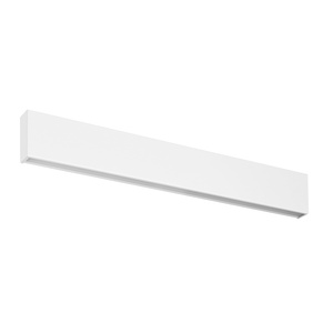 Lámpara de pared Linea Light Box_W2 Bi Emission Ø61 Blanco