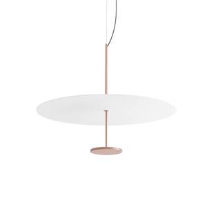 Lámpara colgante Linea Light Stilo_P Ø74 Beige Rojo