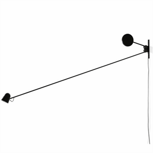 Luceplan Counterbalance Lámpara de Pared Negro