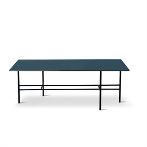 Bent Hansen Metro M108x55 Mesa de Centro Gris Oscuro /4179 Azul Ahumado