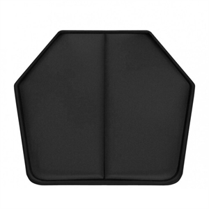 Cojín para Silla Magis de Un Solo Asiento, 2 Piezas, Cuero Negro