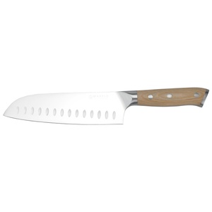 Cuchillo Santoku Europeo Mareld 18 cm Madera Clara