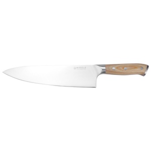 Cuchillo de Cocinero Europeo Mareld de 21 cm de Madera Clara