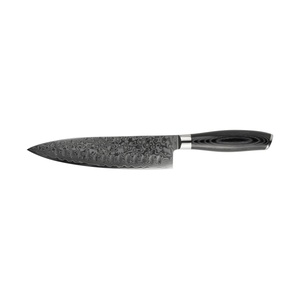 Cuchillo de Chef Japonés Mareld Akio con Filo de Oliva, 21 cm , Negro