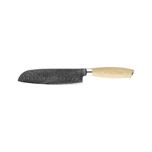 Cuchillo Santoku Japonés Mareld Akio con Filo de Oliva, 18 Cm, Madera