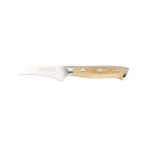 Cuchillo Europeo para Hierbas Mareld de 7 Cm, Madera Clara