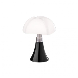 Martinelli Luce Mini Pipistrello 1965 Lámpara de Mesa Marrón Oscuro U. Cable