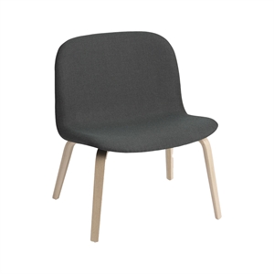 Sillón Muuto Visu con Base de Madera Tapizado Fiord 991/Ok