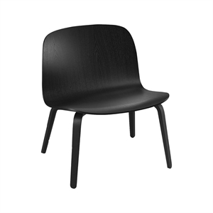 Sillón Muuto Visu con Base de Madera Negro