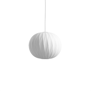 HAY Nelson Ball Crisscross Bubble Lámpara Colgante Mediana Blanca