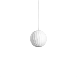 HAY Nelson Ball Crisscross Bubble Lámpara Colgante Pequeña Blanca