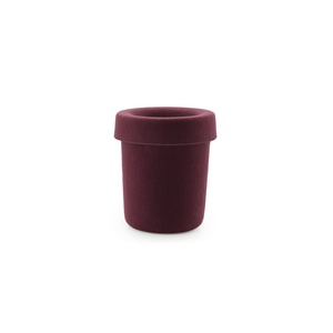 Papelera de oficina Hide de Normann Copenhagen, color Borgoña
