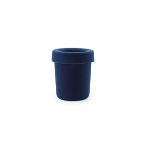 Papelera de oficina Normann Copenhagen Hide Azul Oscuro