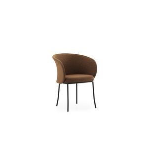 Silla de Comedor de Punto Normann Copenhagen Negro/brandy